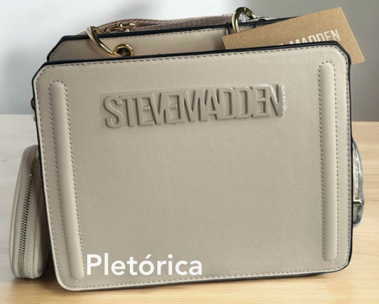 Bolsa Steve Madden Bevelyn Color Hueso