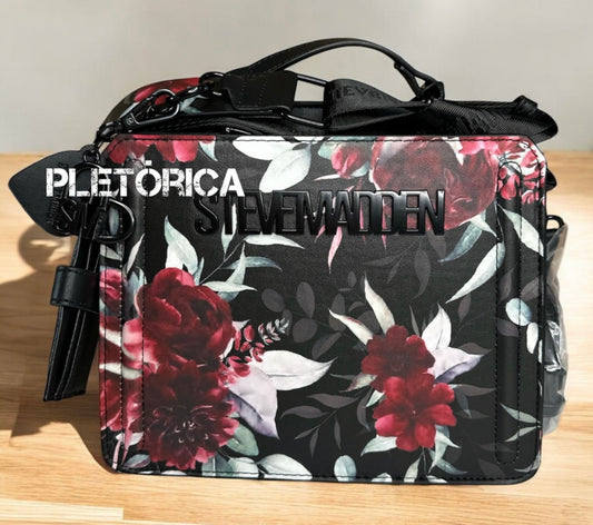 Bolsa Steve Madden Bevelyn Color Negro Floral