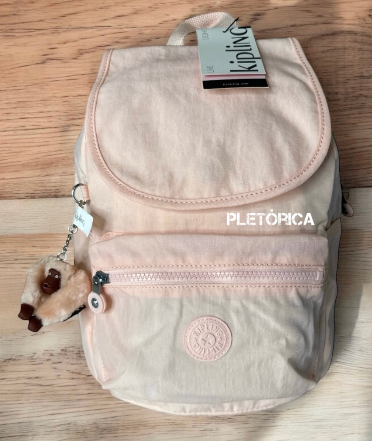 Mochila Kipling Ezra Color Rosa Small