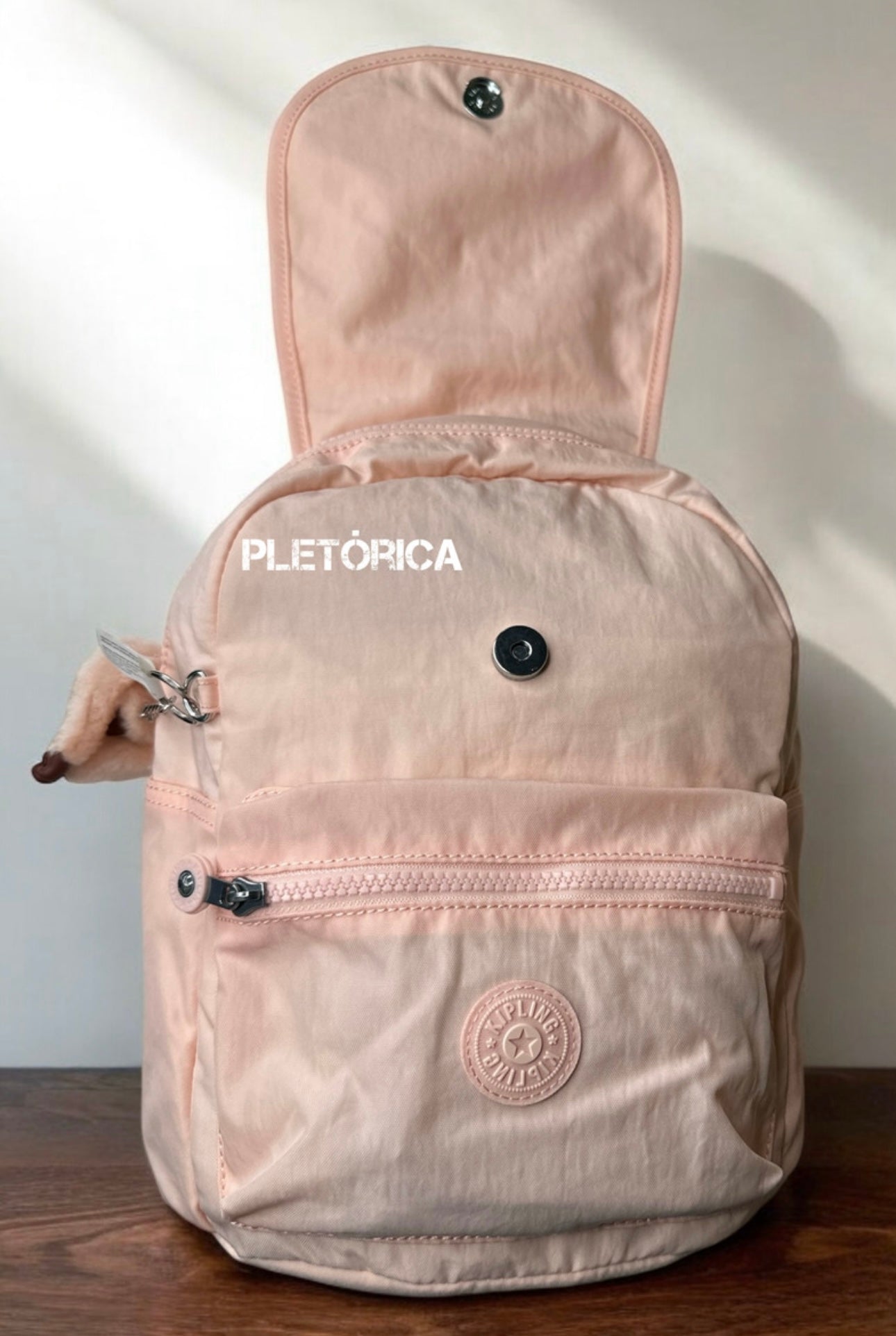 Mochila Kipling Ezra Color Rosa Small