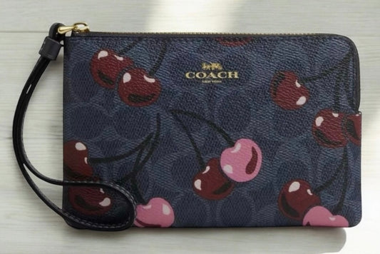 Muñequera Coach En Piel Cerezas