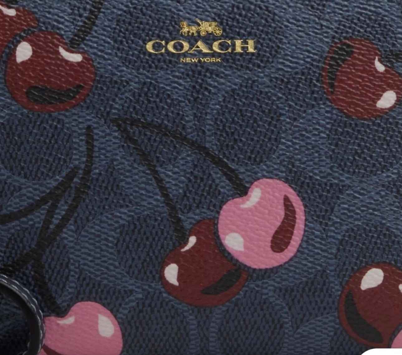 Muñequera Coach En Piel Cerezas