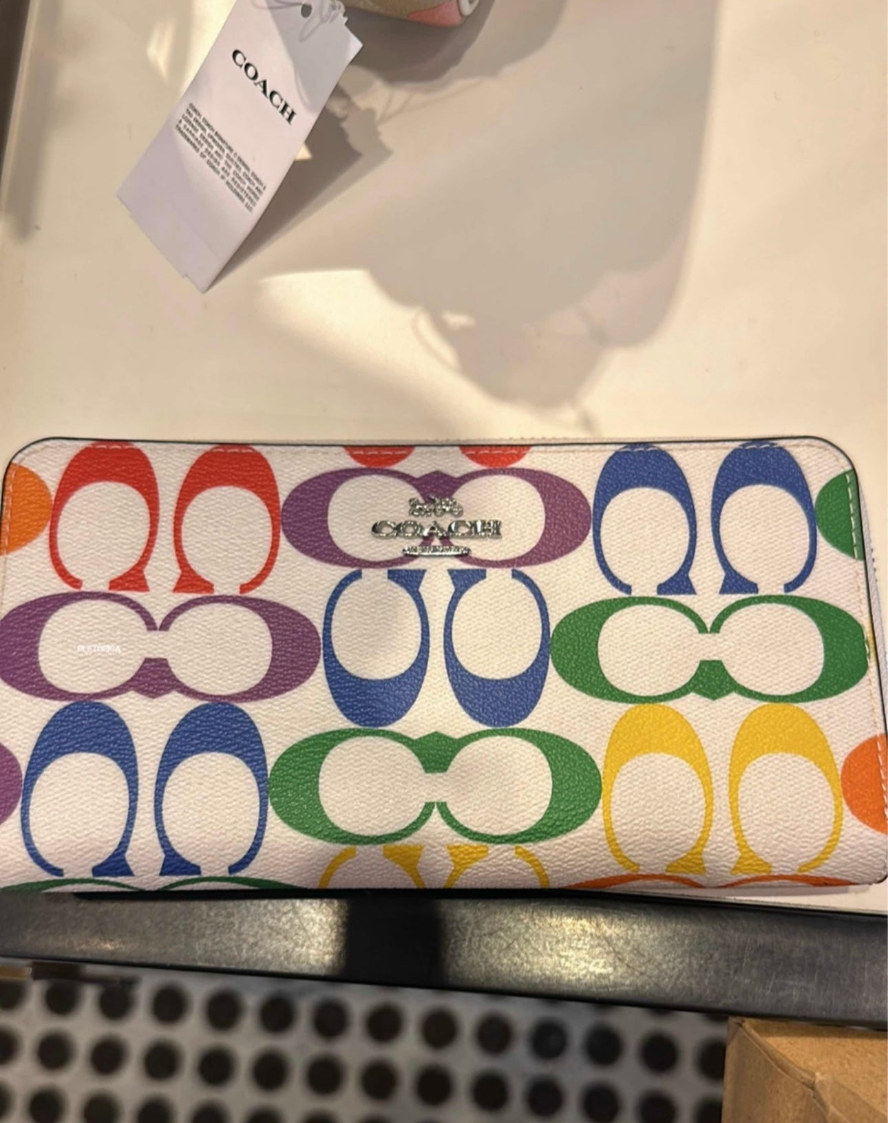 Cartera Larga Coach Arcoíris