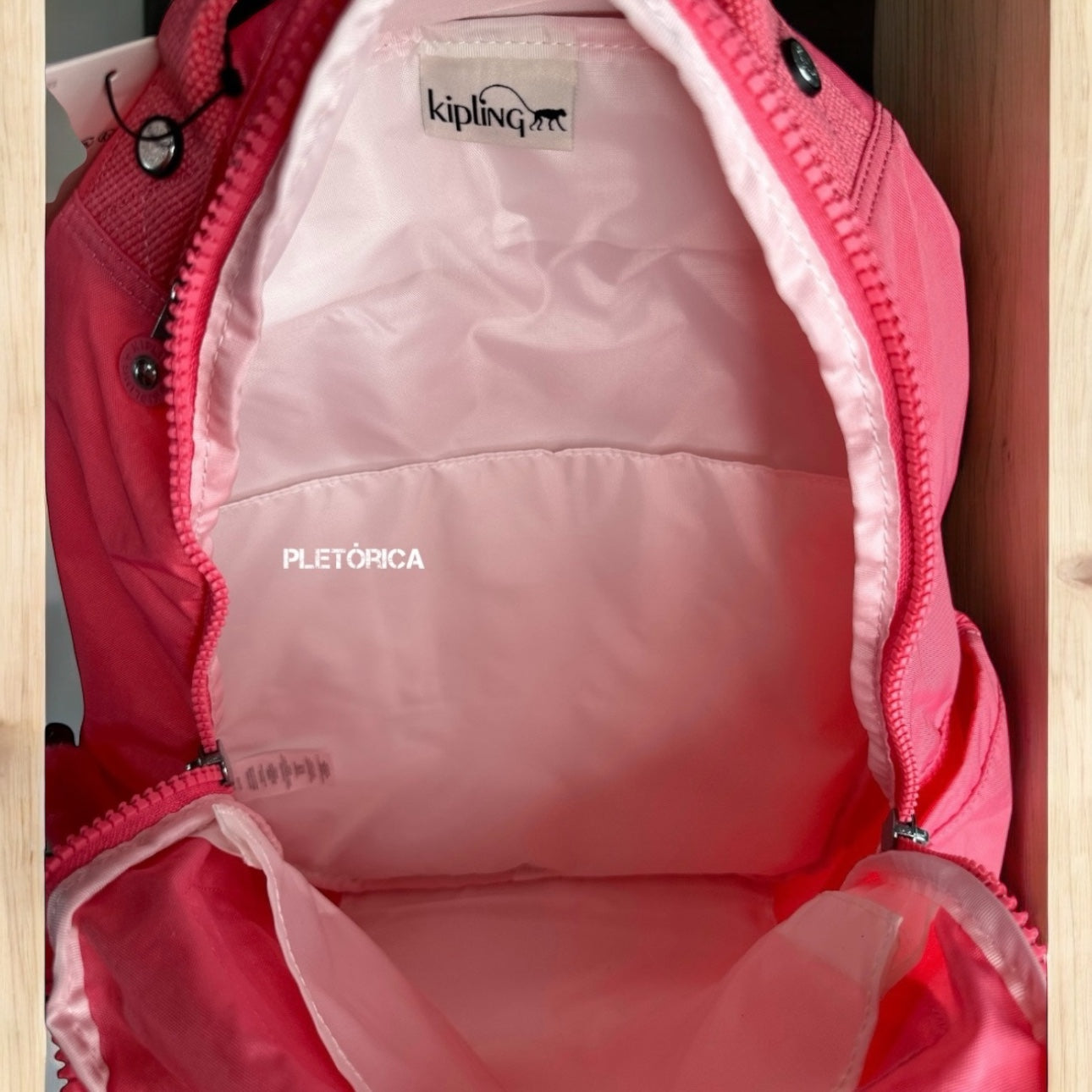 Mochila Kipling Seoul Color Rosa Grande